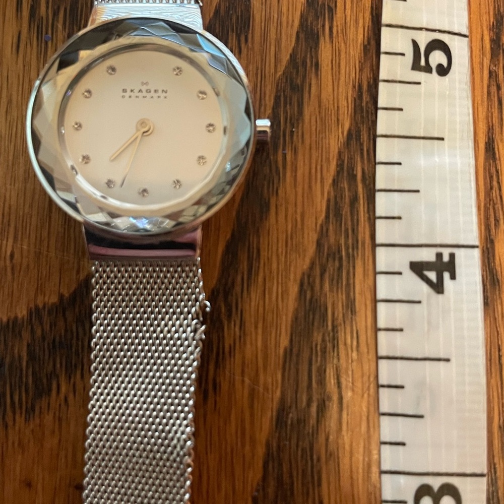 Skagen Silver Mesh Watch - Picture 2 of 6